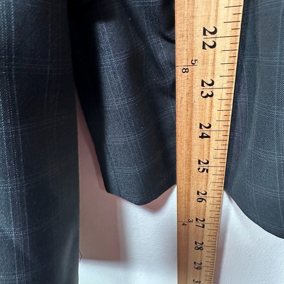 Loro Piana Jaguar Winter Tasmanian Sport Coat Men 42R (52 EUR) Black Check 3 Btn - Picture 13 of 16